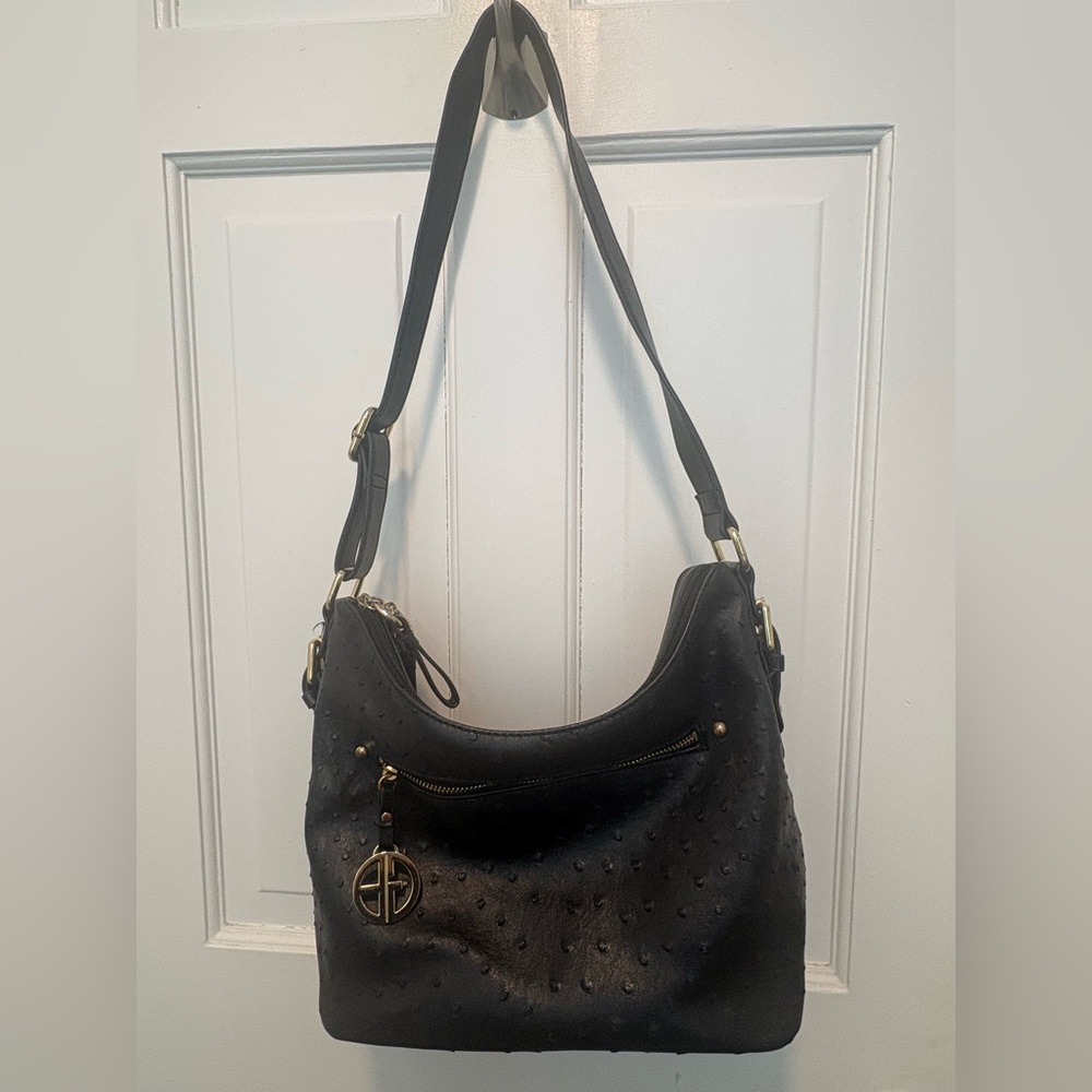 Giani Bernini Embossed Faux
Ostrich Hobo bag